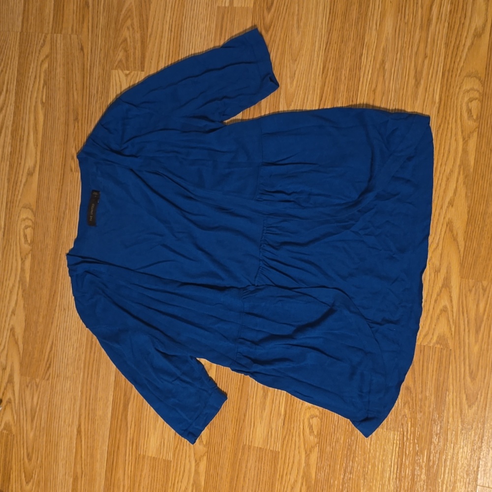 The Limited Half Sleeve Blue Cardigan